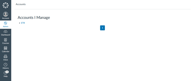 Canvas Admin: Account Level