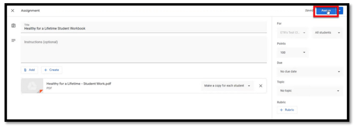 Assign